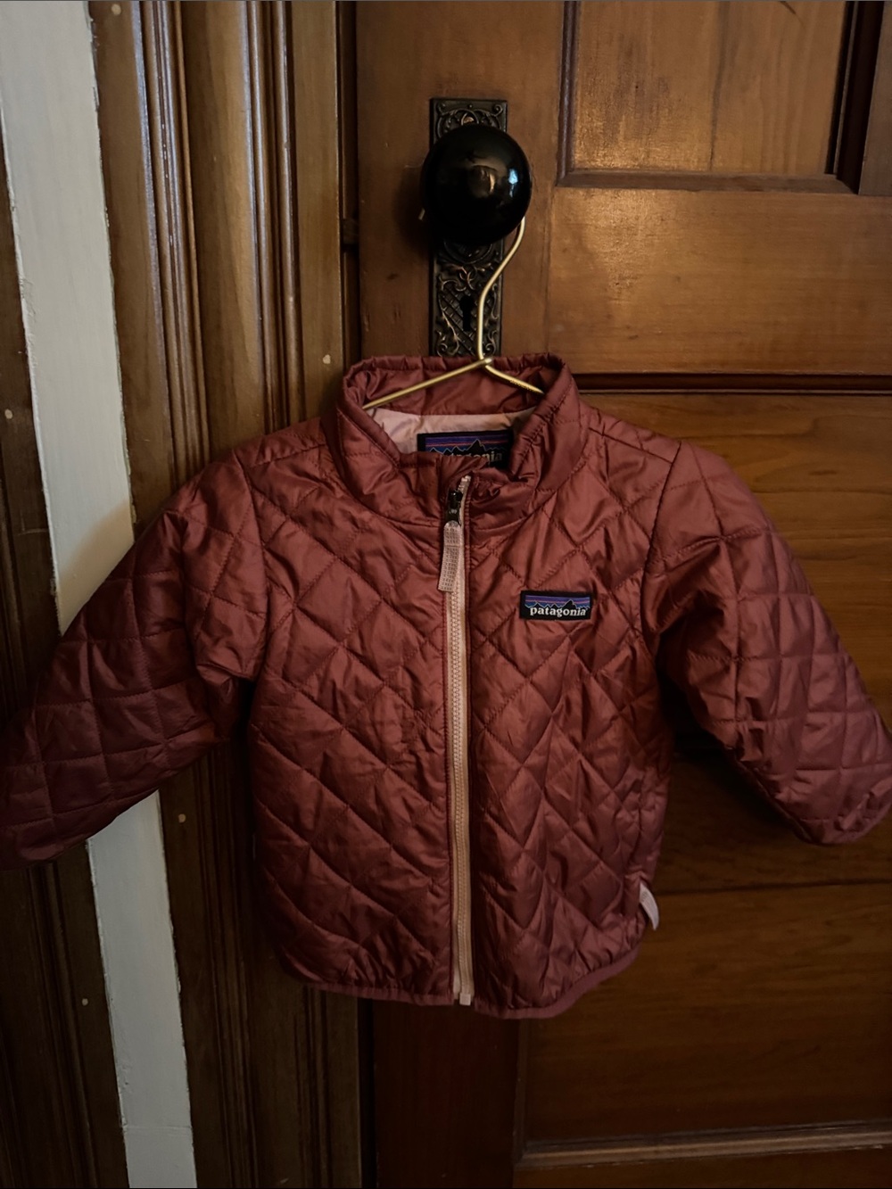 Patagonia Kids Quilted Puffer Jacket - Rosewood